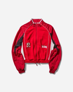 PROJECT G/R Men S Reconstructed Hybrid Track Jacket Red