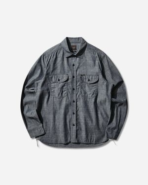 Lee Jeans Men S 101 Heritage Workwear Relaxed Shirt Dry - Grey