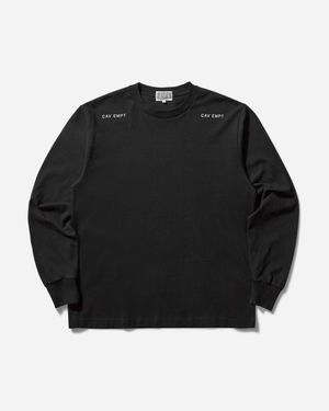 Cav Empt Men S As Dark Plan Longsleeve T-shirt - Black