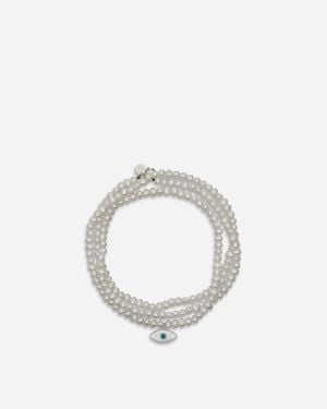 Undercover See Real Flowers Triple Seed Pearl Bracelet Off - White
