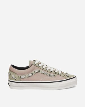 Vans Old Skool 36 Knot Vibram Trainers Sage Mushroom - White