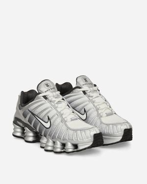 Nike Shox Tl Sneakers Metallic Silver / Wolf Gray - White