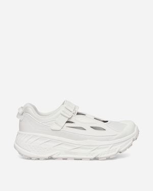 Hoka One One Stinson Breeze Trainers Frost Grout - White