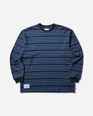 WTAPS Men S Bdy Longsleeve T-shirt - Blue