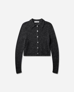 Our Legacy S Mazzy Polo Charcoal Melange - Black