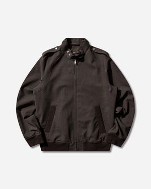 MM6 by Maison Margiela Men S Bomber Jacket Deep Brown - Black
