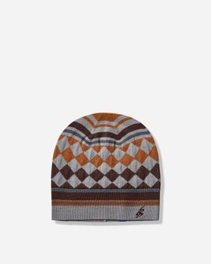 Asics Novalis Aquifolia Knit Hat Mist / Rust - White