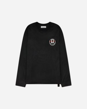 Oamc Peacemaker Mesh Layer Longsleeve T-shirt - Black