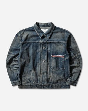 Neighborhood S Savage Denim Type-1 Jacket - Blue