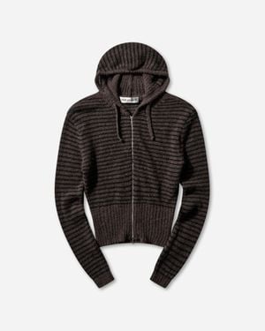 Our Legacy S Compact Hood Jumper Dirt Stripe - Black