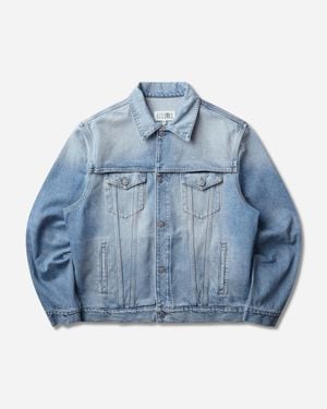 MM6 by Maison Margiela S Denim Jacket - Blue