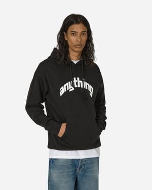 Anything Curved Logo Hoodie - Black