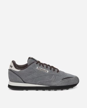 Reebok Classic Leather Premium Trainers Suede - Grey
