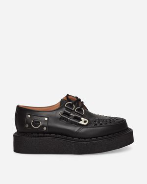 George Cox Safety Pin Skipton Creepers - Black