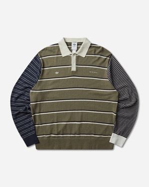 adidas Sftm 007 Long Sleeve T-Shirt Strata - Green