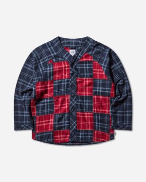 Vans Otw Blocked Flannel Shirt - Red