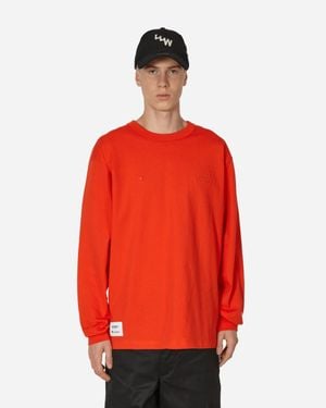 Champion Wtaps Academy Longsleeve T-Shirt - Red