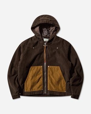 Aries Washed Cord Carpenter Jacket - Brown