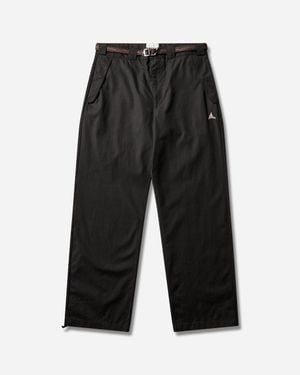 ROA Men S Centipede Buckle Chino Trousers - Black