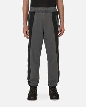 SLAM JAM Panel Sweatpants - Black
