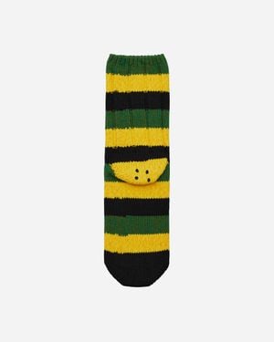 Kapital 56 Yarns Rasta Rainbowy Happy Heel Socks - White