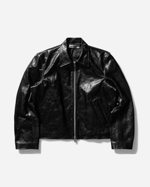 Our Legacy S Mini Leather Jacket - Black