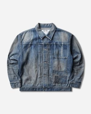 Neighborhood S Savage Denim Type-1 Jacket - Blue
