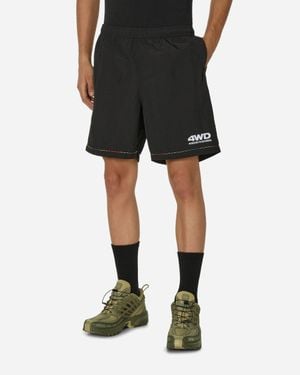 4 Worth Doing Gradient Stitched Shorts - Black