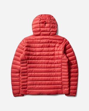 Patagonia Men S Down Sweater Hooded Jacket Amarant - Red
