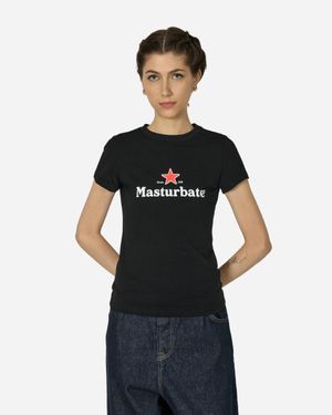 Salomé Poloudenny Slam Jam Masturbate T-shirt - Black