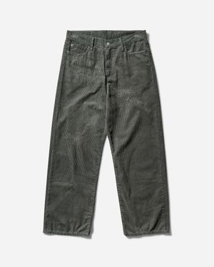 Neighborhood S Savage Corduroy Dp Wide Trousers Drab - Grey