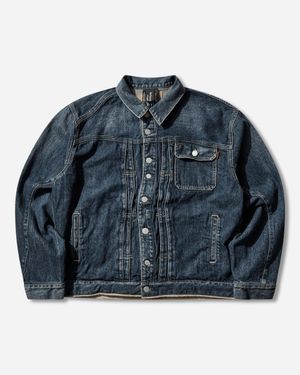Undercover Men S Denim Blouson Indigo - Blue
