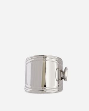 Jean Paul Gaultier Ring-pull Bracelet Silver - White