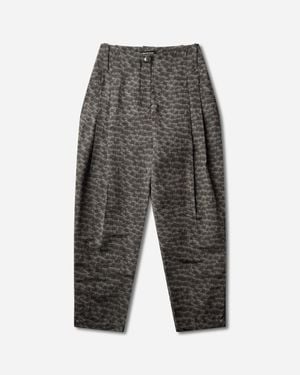 Kiko Kostadinov S Peregrine Pants Feather Print - Gray