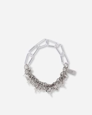 Chopova Lowena Sports Fan Carabiner Necklace - White