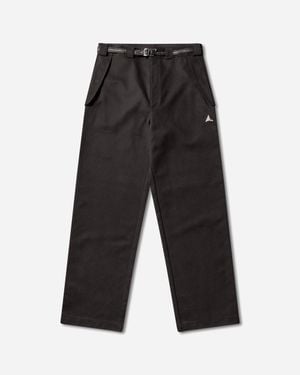 ROA Centipede Buckle Chino Pants - Black