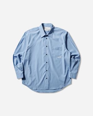 GR10K S 21000 Replicated Longsleeve Shirt Check Light - Blue