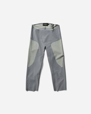 JOHANNA Paris Women S Lycra Capris / Lime Cream - Gray