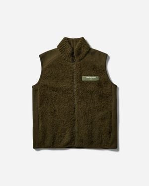 Comme des Garçons S Wool Vest Khaki - Green