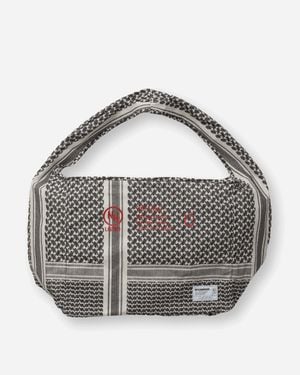 Neighborhood Shemagh Newspaper Bag - Metallic