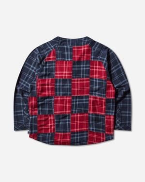 Vans Otw Blocked Flannel Shirt - Red