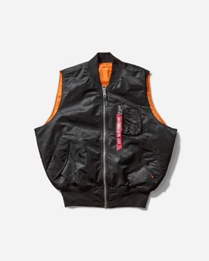 Alpha Industries Men S Ma-1 Heritage Vest - Black