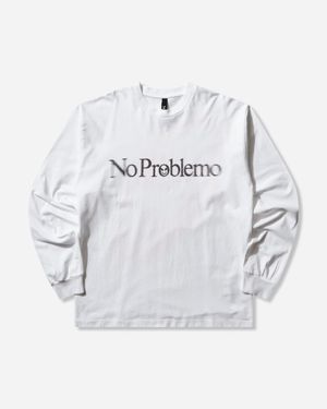 No Problemo Smile Away Longsleeve T-Shirt - Grey