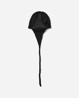 ROA Logo Bonnet Cotton Beanie - Black