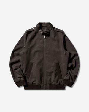 MM6 by Maison Margiela Men S Bomber Jacket Deep Brown - Black