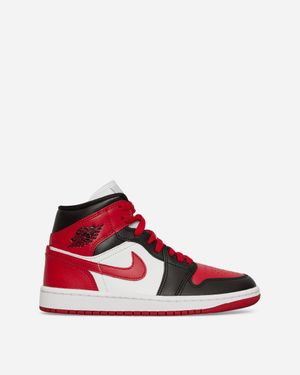 nike air jordan 1 mid gym red black