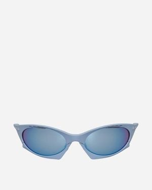 Oakley Plantaris Sunglasses Matte Stonewash / Prizm Deep Water Blue