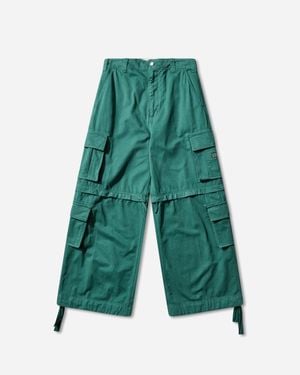 ERL Zip-off Cargo Trousers - Green