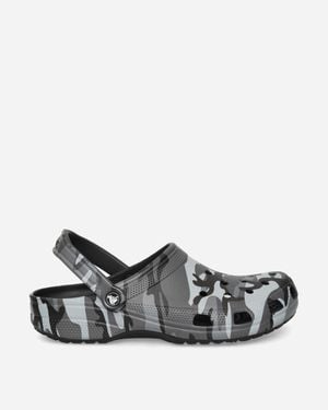 Crocs™ Classic Camouflage Clogs Black / Slate Grey