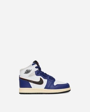 Nike Air Jordan 1 High Og Rare Air (ps) Trainers White / Deep Royal Blue